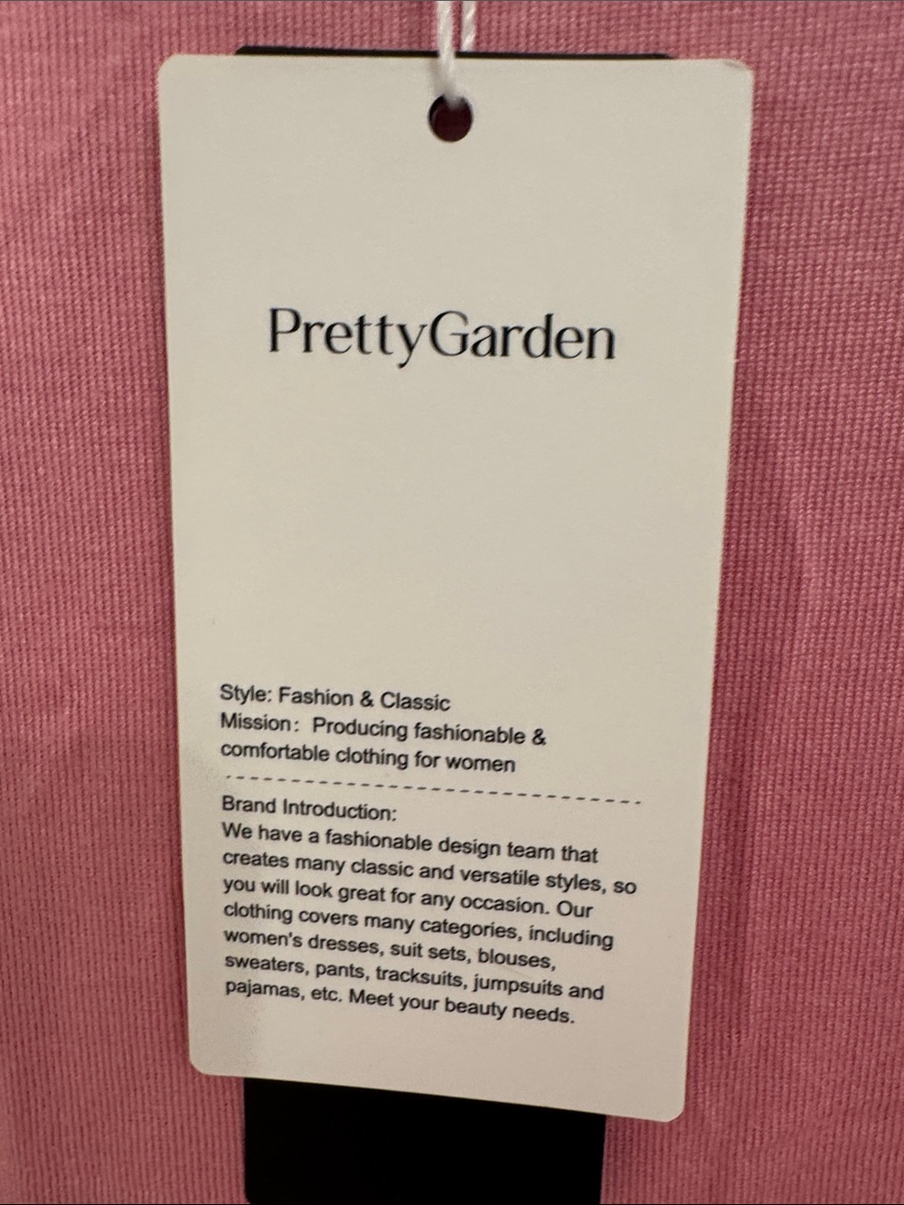 PRETTY GARDEN Pink Flowy Tshirt Dress Sleeveless Maxi Size Large New With Tags! - Picture 5 of 7